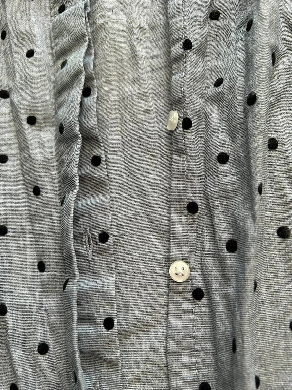 Camisa de mujer Cache Cache gris y negro talla XXS-XS – photo 3